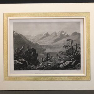 Ober Engadin ct graubundten, 15,5x21,5cm