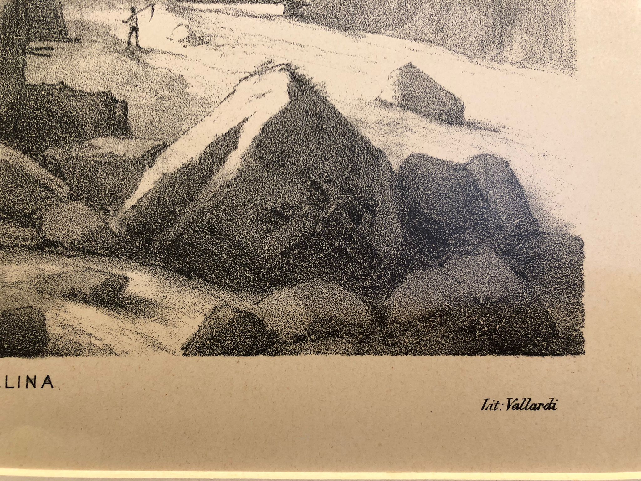 Valtellina, litografia 30x21cm 1867ca - immagine 2