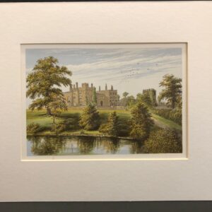 Ripley Castle c1880, cromolito 15,5x18,5cm