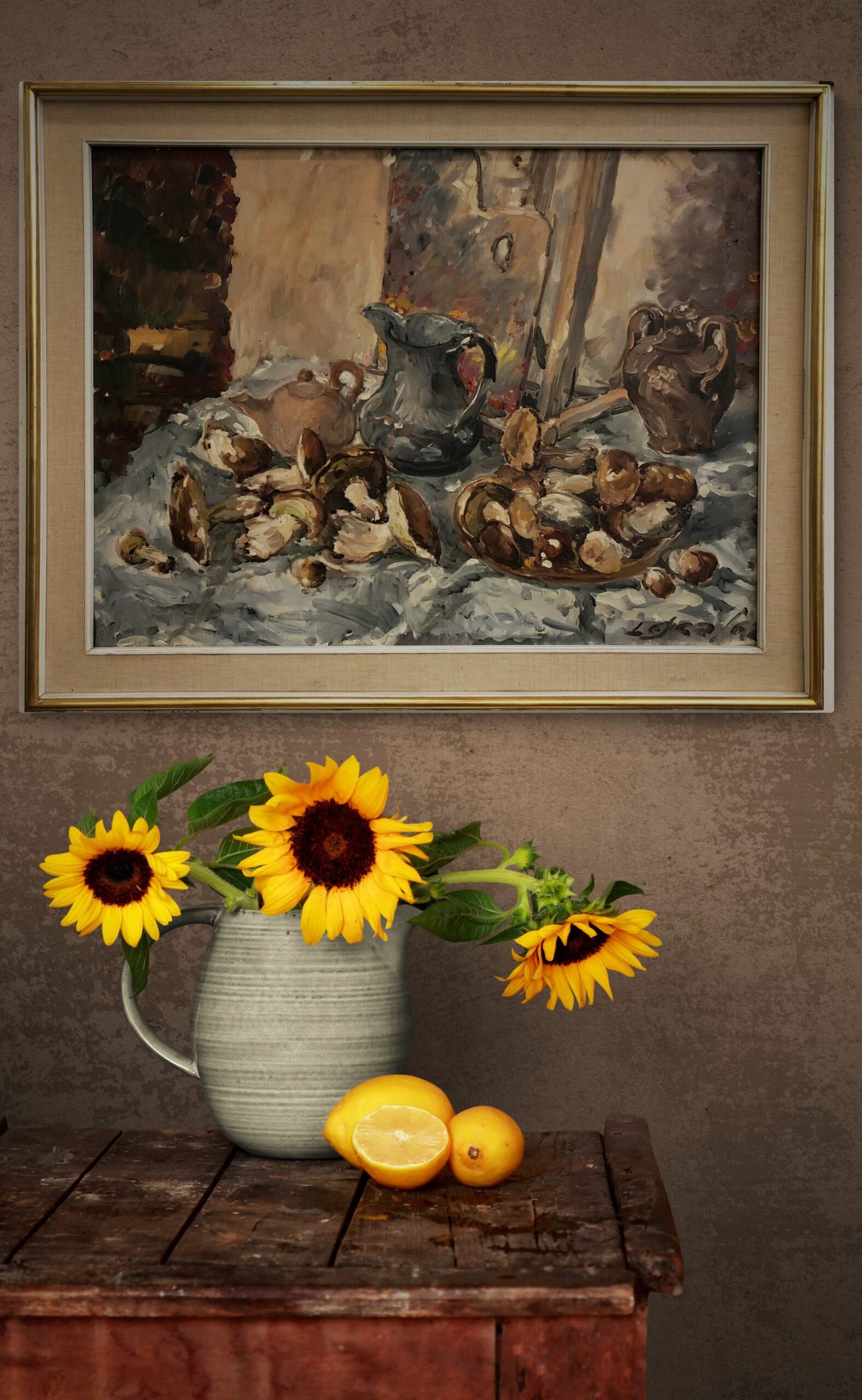 Natura morta, Vittorio Lesca 80x60cm - immagine 5