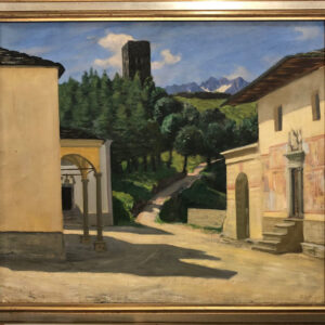 Luigi Bracchi, Scorcio di Teglio 103x89cm